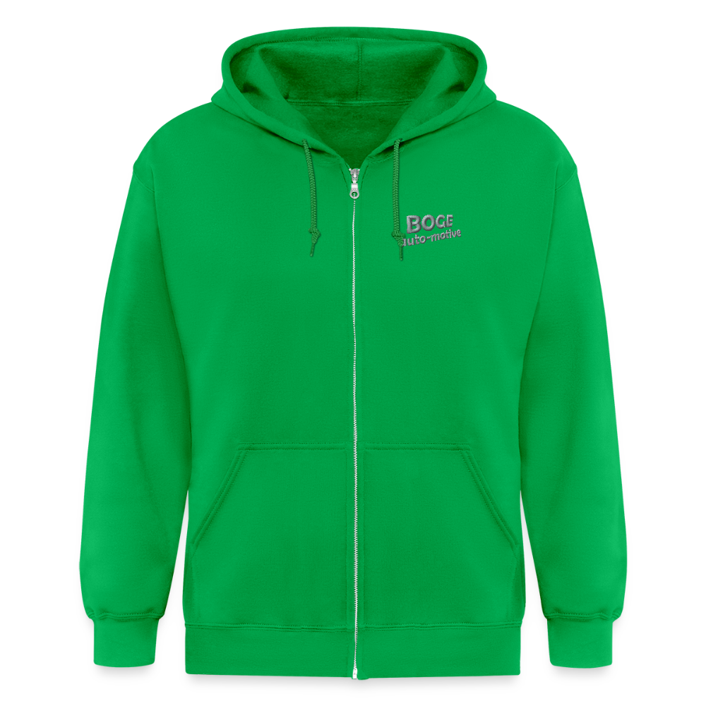 BOGE Auto-Motive – RETRO Powered by BOGE - Men’s Heavyweight Hooded Jacket - kelly green