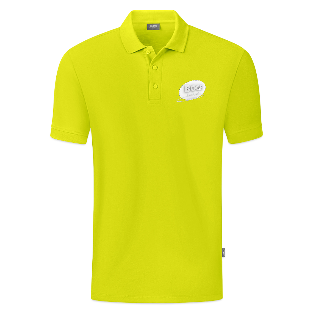 BOGE auto-motive wear  "Feel it" RETRO Jako Polo Organic Men - lime
