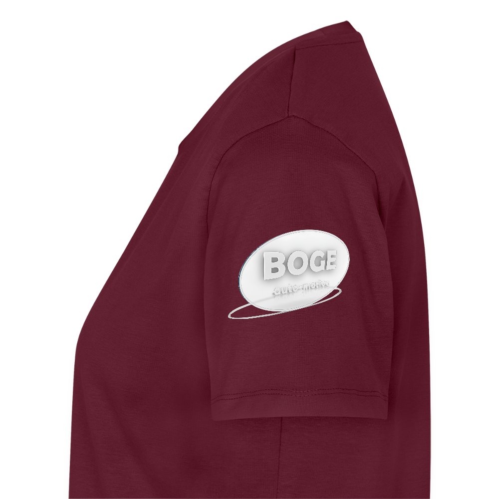 BOGE Auto-Motive – RETRO Powered by BOGE - Women’s Premium T-Shirt - burgundy