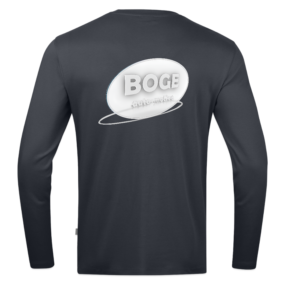 BOGE auto-motive wear - JAKO Longsleeve Organic - anthracite