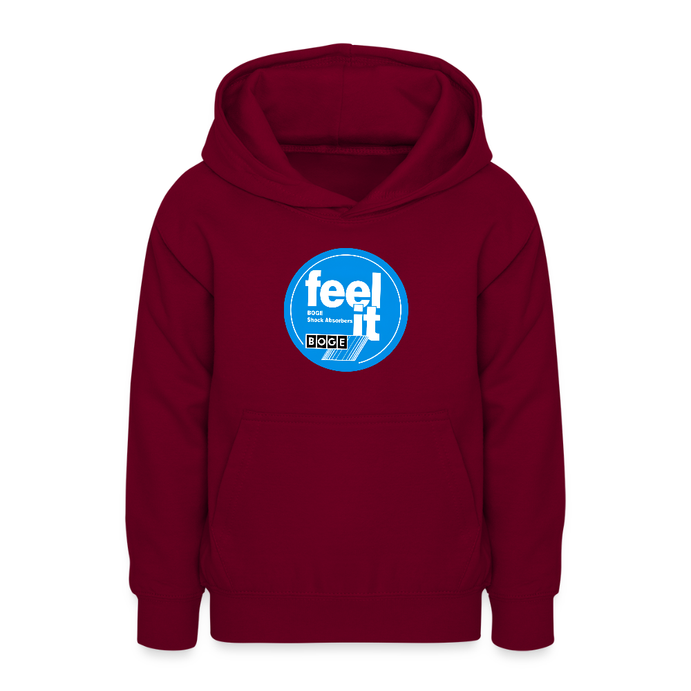 BOGE auto-motive wear – RETRO FEEL IT - Teen Hoodie - bordeaux