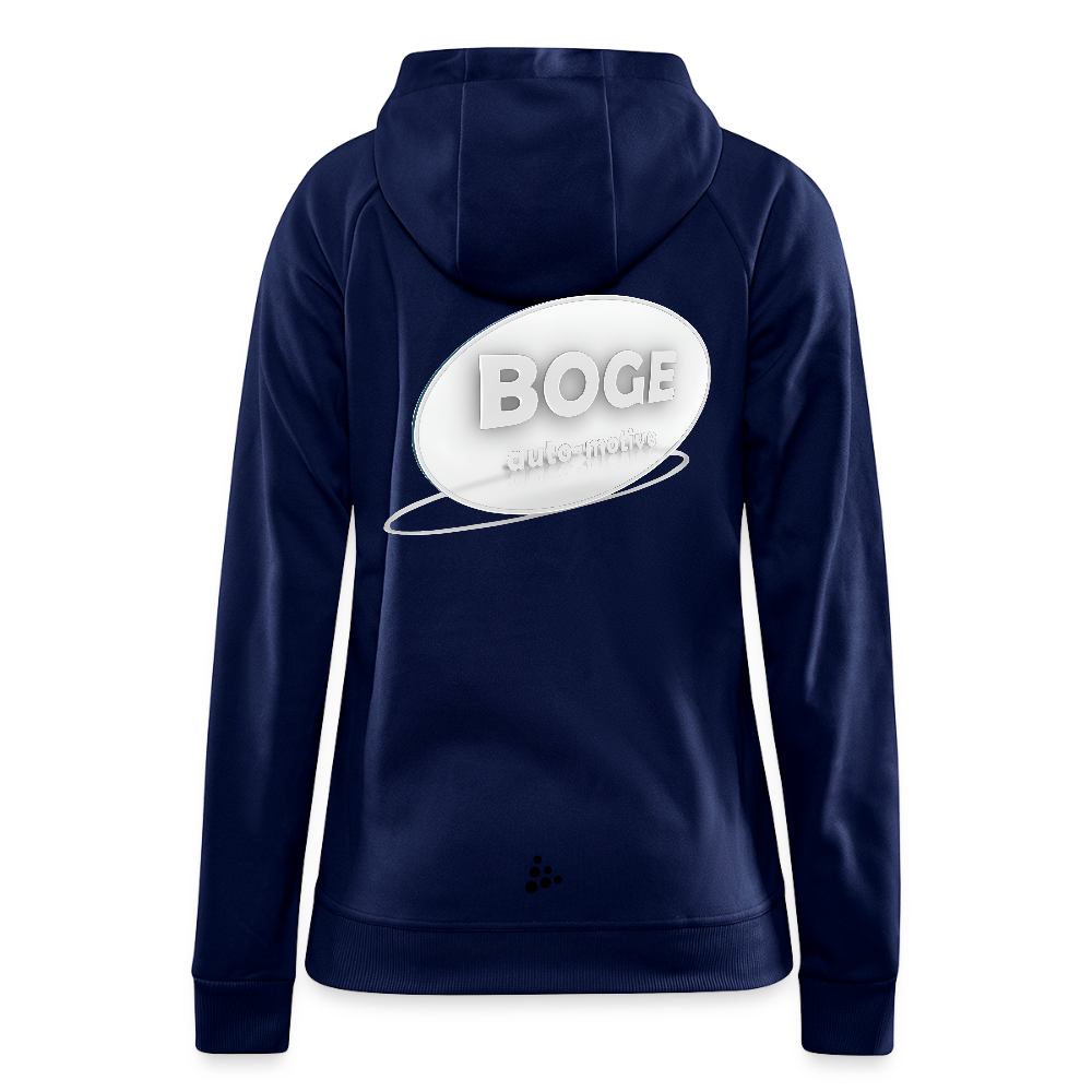 BOGE auto motive wear - CRAFT ADV Unify Women's Hooded Jacket - dark navy