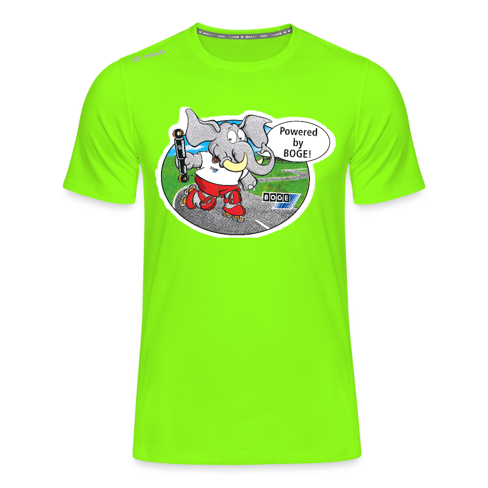 BOGE Auto-Motive – RETRO Powered by BOGE - JAKO Teenager's T-Shirt Run 2.0 - neon green
