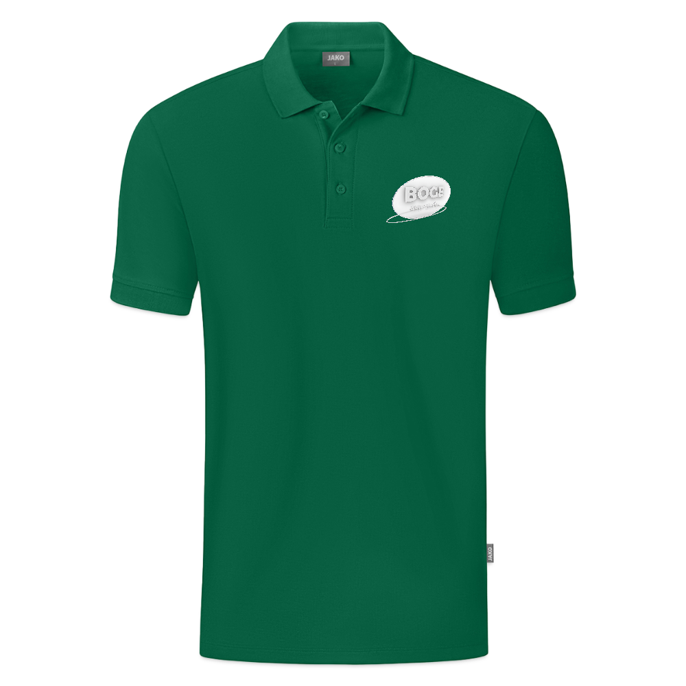 BOGE auto-motive wear  "Feel it" RETRO Jako Polo Organic Men - kelly green