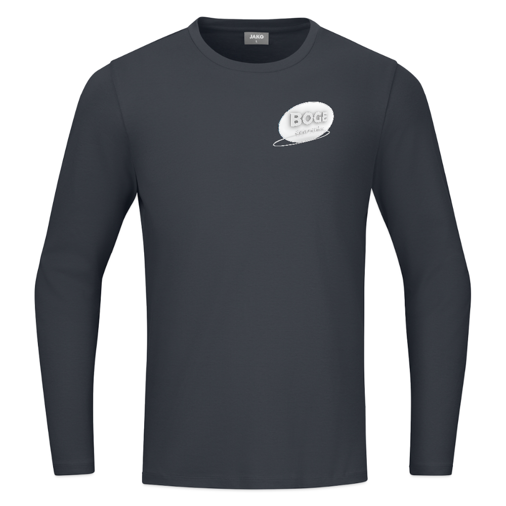 BOGE auto-motive wear - JAKO Longsleeve Organic - anthracite