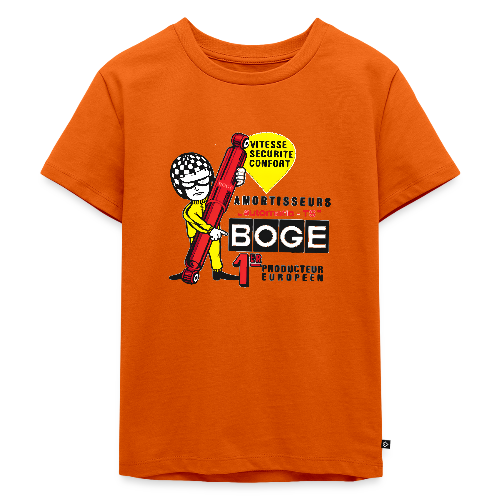 BOGE Auto-Motive – RETRO BOGE automotiseur - Kids' Premium T-Shirt - orange 