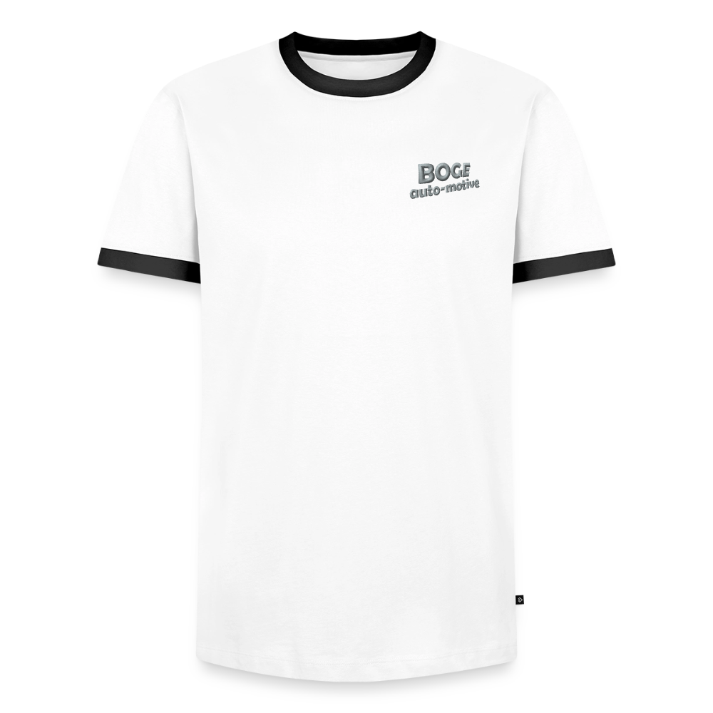 BOGE auto-motive wear - Men Contrast T-Shirt - white/black