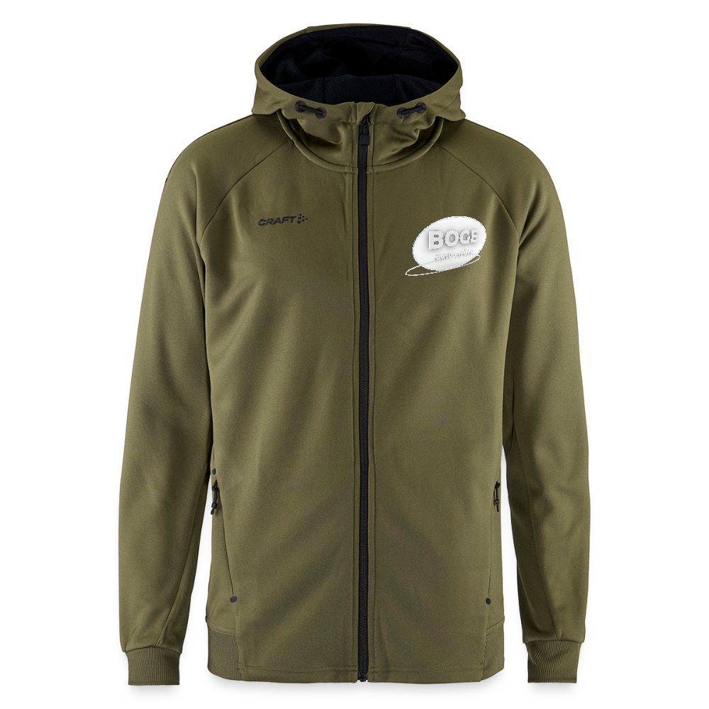 BOGE auto motive wear - CRAFT ADV Unify Hooded jacket - khaki green