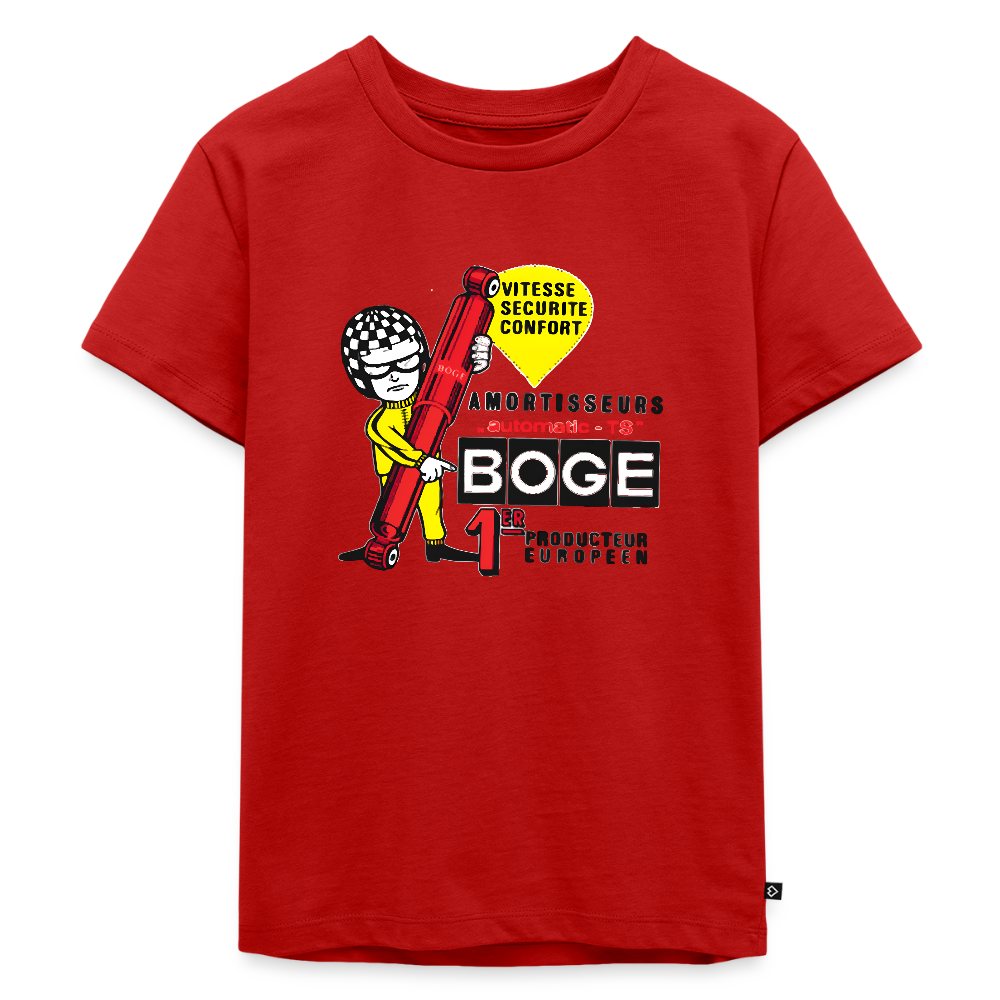 BOGE Auto-Motive – RETRO BOGE automotiseur - Kids' Premium T-Shirt - red