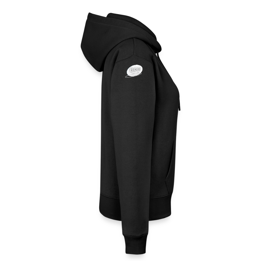 BOGE auto-motive wear – "Jetzt kriege ich jede Kurve" - " Feel it" RETRO WomanHoodie - black