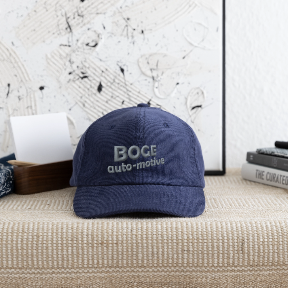 BOGE auto-motive wear - Cord Cap - medium navy