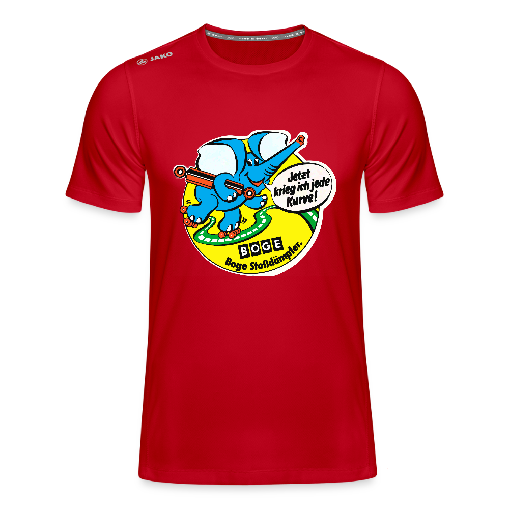 BOGE auto-motive – RETRO Jede Kurve - JAKO Teenager's T-Shirt Run 2.0 - red