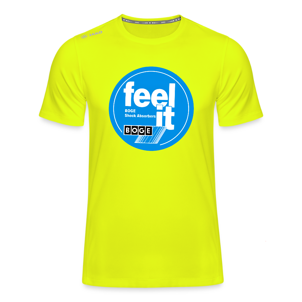 BOGE auto-motive wear – RETRO feel it - JAKO Teenager's T-Shirt Run 2.0 - neon yellow