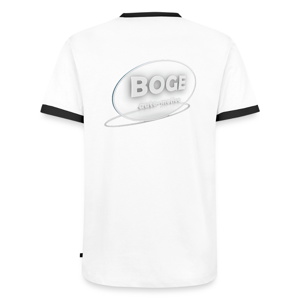 BOGE auto-motive wear - Men Contrast T-Shirt - white/black