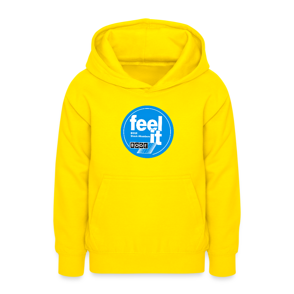 BOGE auto-motive wear – RETRO FEEL IT - Teen Hoodie - yellow