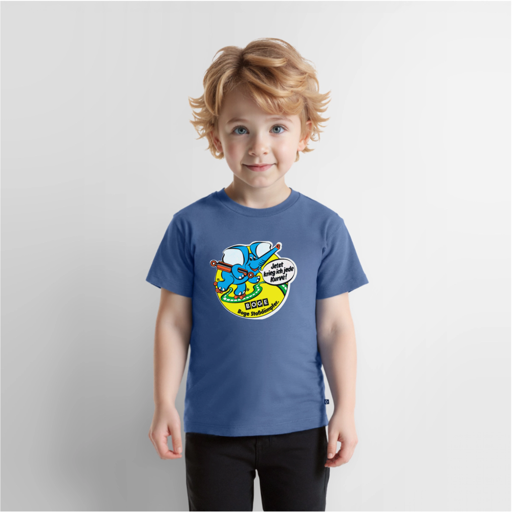 BOGE Auto-Motive – RETRO Jede Kurve - Kids' Premium T-Shirt - stone blue