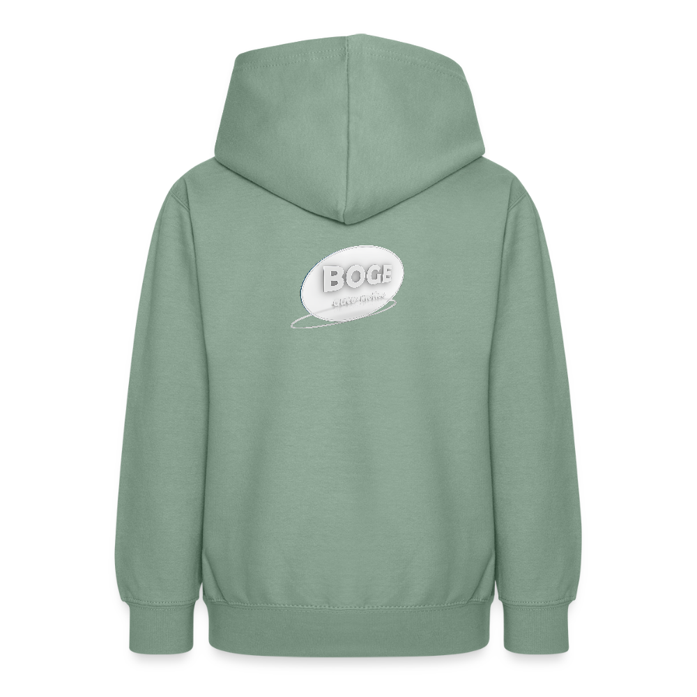 BOGE auto-motive wear – RETRO FEEL IT - Teen Hoodie - steel green