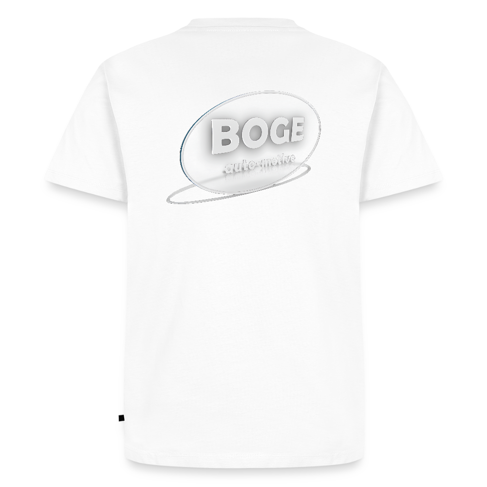 BOGE auto-motive wear – Organic Relaxed Men's T-Shirt Made in EU - white