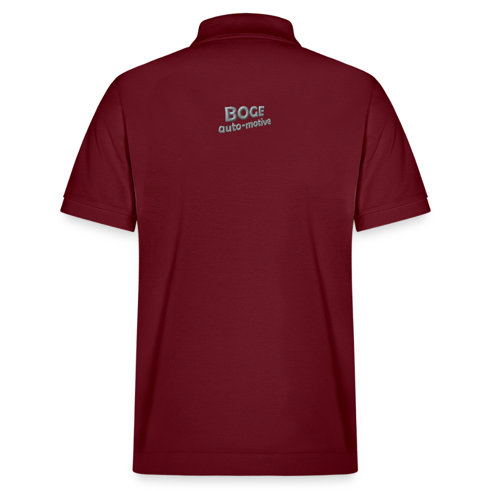 BOGE auto-motive wear - Performance Polo Shirt Unisex Organic PREPSTER - burgundy