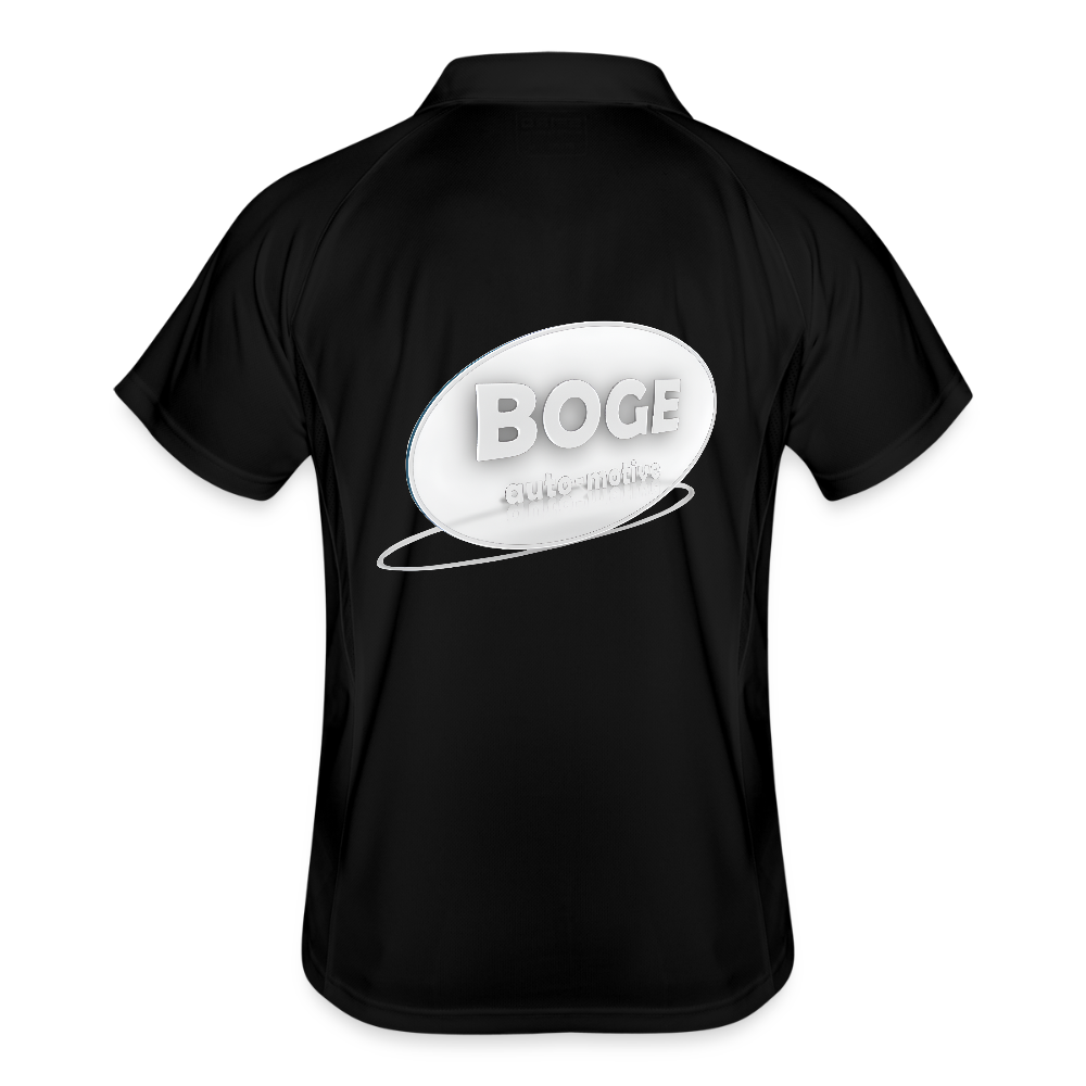 BOGE auto-motive wear - Man Polo breathable - black/red