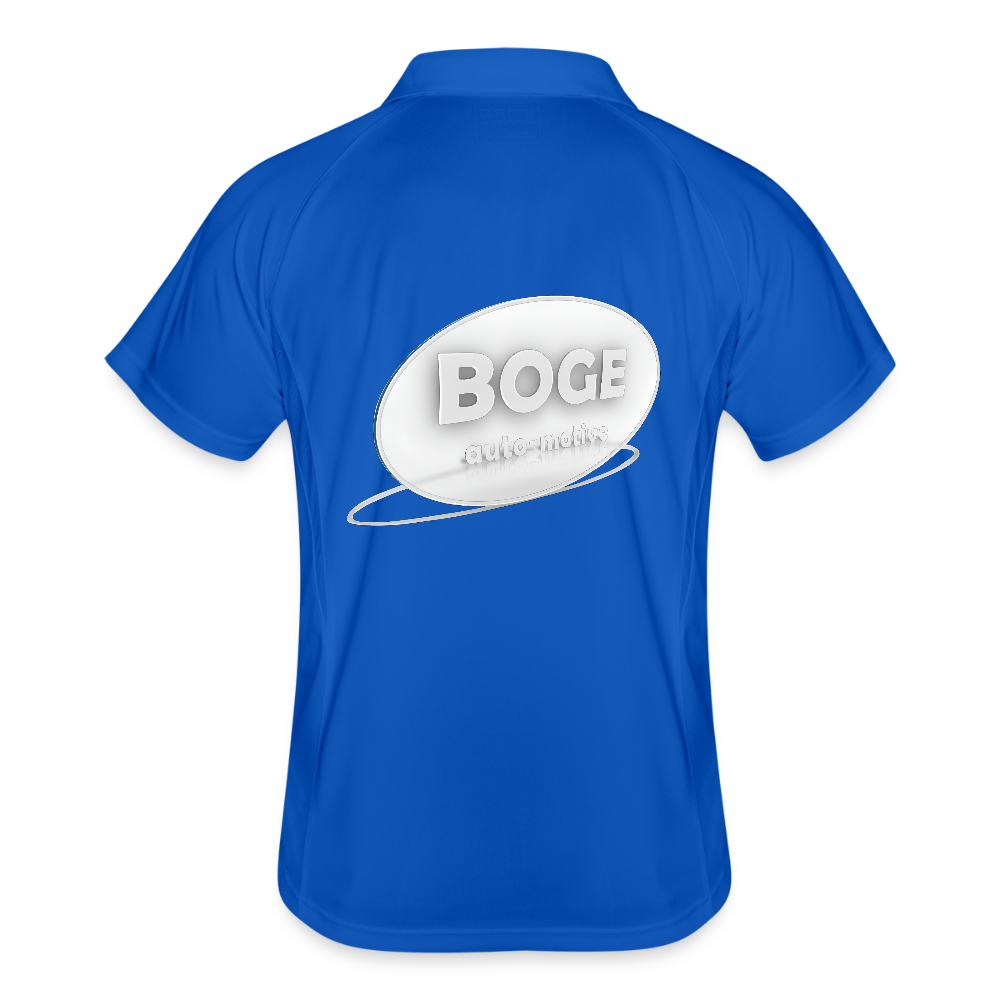 BOGE auto-motive wear - Man Polo breathable - royal/navy